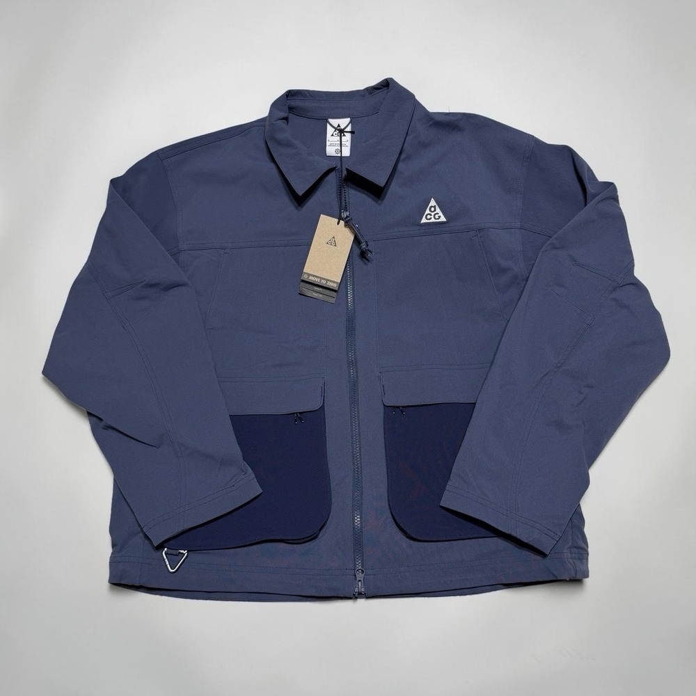 Nike ACG Smith Summit UV Jacket Men's XL Navy Blue HV0598-437 NWT